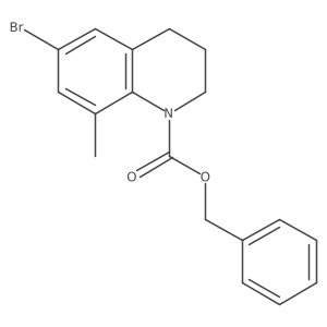 Benzyl 6-bromo-8-methyl-1,2,3,4-tetrahydroquinoline-1-carboxylate Structure