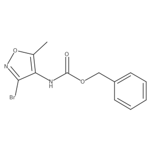 benzyl N-(3-bromo-5-methyl-1,2-oxazol-4-yl)carbamate结构式