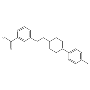 4-{[1-(5-Methylpyridin-2-yl)piperidin-4-yl]methoxy}pyridine-2-carboxamide Structure