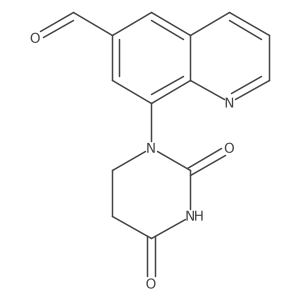 8-(2,4-Dioxo-1,3-diazinan-1-yl)quinoline-6-carbaldehyde结构式