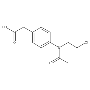 P(N-2Clet-N-acetyl)aminophacetic acid结构式