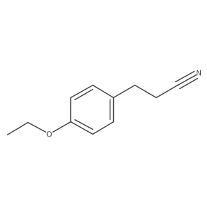 3-(4-Ethoxyphenyl)propanenitrile结构式
