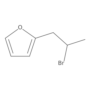 2-(2-Bromopropyl)furan结构式