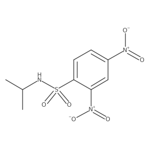 2,4-Dinitro-N-isopropylbenzenesulfonamide Structure