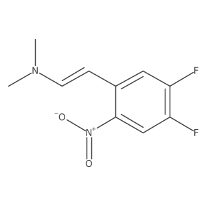 [2-(4,5-Difluoro-2-nitro-phenyl)-vinyl]-dimethyl-amine结构式