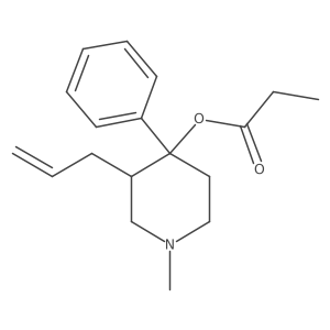alpha-Allylprodine Structure