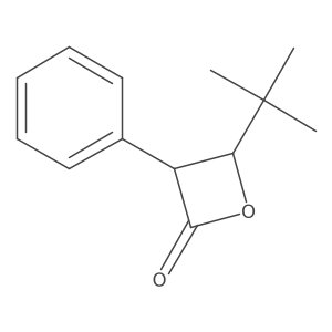 (3S,4R)-4-Tert-butyl-3-phenyloxetan-2-one结构式