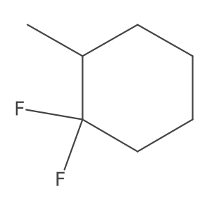 1,1-Difluoro-2-methylcyclohexane Structure