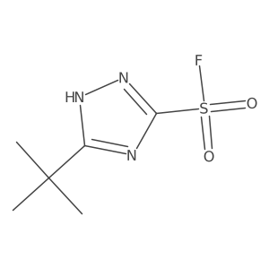 5-Tert-butyl-4H-1,2,4-triazole-3-sulfonyl fluoride Structure