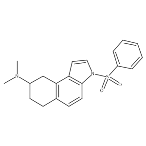 N,N-Dimethyl-3-(phenylsulfonyl)-6,7,8,9-tetrahydro-3H-benzo[e]indol-8-amine Structure
