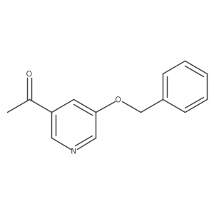 1-[5-(Benzyloxy)pyridin-3-YL]ethanone结构式