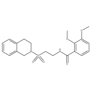 N-(2-((3,4-dihydroisoquinolin-2(1H)-yl)sulfonyl)ethyl)-2,3-dimethoxybenzamide结构式