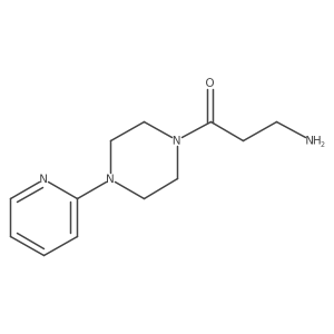 3-Amino-1-[4-(pyridin-2-yl)piperazin-1-yl]propan-1-one Structure