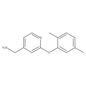 2-(2,5-Dimethylphenoxy)-4-pyridinemethanamine Structure