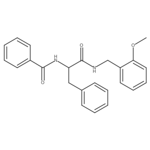 N-[1-[(2-methoxyphenyl)methylamino]-1-oxo-3-phenylpropan-2-yl]benzamide结构式
