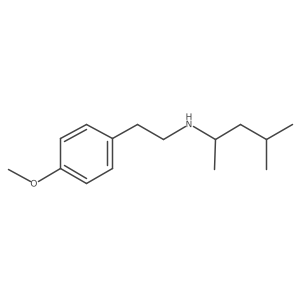 [2-(4-Methoxyphenyl)ethyl](4-methylpentan-2-yl)amine结构式