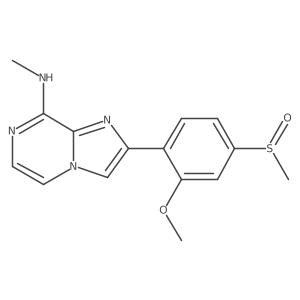Imidazo12apyrazine12methoxy4methylsulfoxyphenyl4结构式