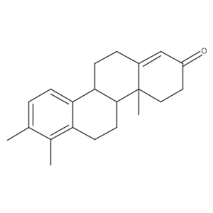 (4aR,4bS,10bR)-4,4a,4b,5,6,10b,11,12-Octahydro-4a,7,8-trimethyl-2(3H)-chrysenone结构式