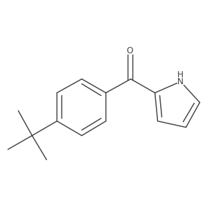 (4-tert-butylphenyl)(1H-pyrrol-2-yl)methanone结构式