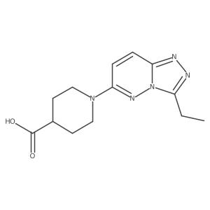 1-(3-Ethyl[1,2,4]triazolo[4,3-b]pyridazin-6-yl)piperidine-4-carboxylic acid Structure