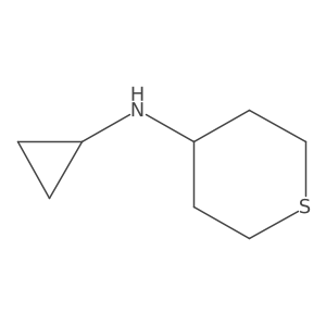 N-cyclopropylthian-4-amine Structure