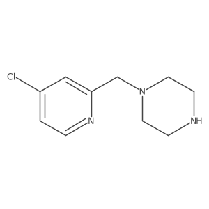 1-[(4-chloro-2-pyridyl)methyl]piperazine结构式