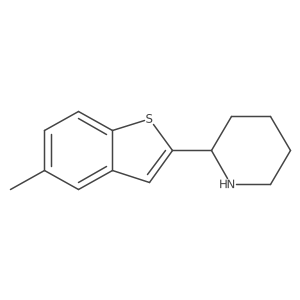 (2R)-2-(5-Methylbenzo[b]thien-2-yl)piperidine Structure