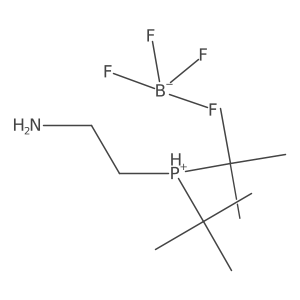 (2-Aminoethyl)di-tert-butylphosphonium tetrafluoroborate Structure