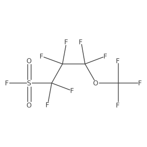 1,1,2,2,3,3-Hexafluoro-3-(trifluoromethoxy)-1-propanesulfonyl fluoride结构式