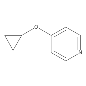 4-Cyclopropoxypyridine结构式