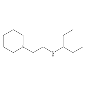 (Pentan-3-yl)[2-(piperidin-1-yl)ethyl]amine结构式
