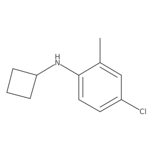 4-chloro-N-cyclobutyl-2-methylaniline Structure