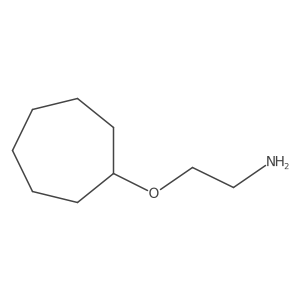 (2-Aminoethoxy)cycloheptane结构式