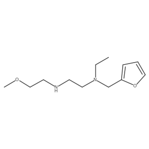 1,2-Ethanediamine, N1-ethyl-N1-(2-furanylmethyl)-N2-(2-methoxyethyl)- Structure
