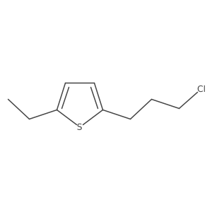 2-(3-Chloropropyl)-5-ethylthiophene结构式