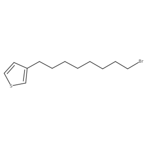 3-(8-Bromooctyl)thiophene Structure