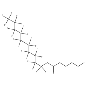1,1,1,2,2,3,3,4,4,5,5,6,6,7,7,8,8,9,9,10,10-Henicosafluoro-12-iodoheptadecane Structure
