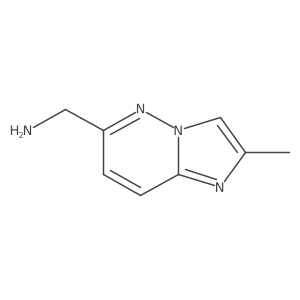 1-{2-Methylimidazo[1,2-b]pyridazin-6-yl}methanamine结构式