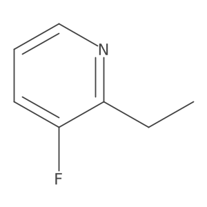 2-Ethyl-3-fluoropyridine结构式