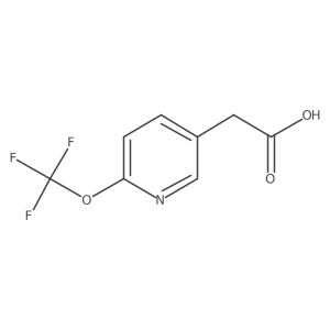 2-(6-(Trifluoromethoxy)pyridin-3-yl)acetic acid Structure