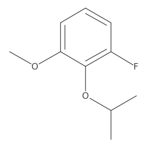 1-Fluoro-2-isopropoxy-3-methoxybenzene结构式