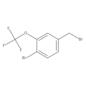 4-Bromo-3-(trifluoromethoxy)benzyl bromide Structure