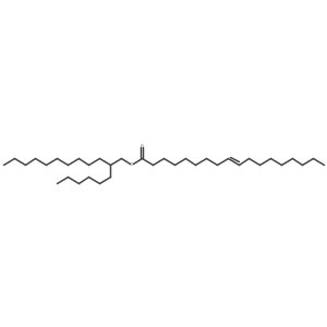 2-Hexyldodecyl (9Z)-9-octadecenoate Structure