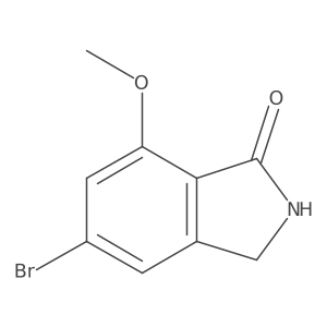 5-Bromo-7-methoxyisoindolin-1-one Structure