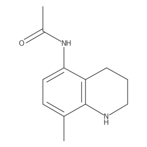 N-(8-methyl-1,2,3,4-tetrahydroquinolin-5-yl)acetamide Structure