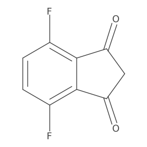 4,7-Difluoro-1h-indene-1,3(2h)-dione结构式