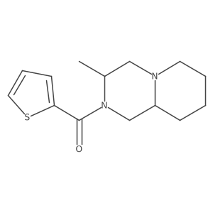 (3-methylhexahydro-1H-pyrido[1,2-a]pyrazin-2(6H)-yl)(thiophen-2-yl)methanone Structure