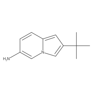 2-tert-Butylindolizin-6-amine Structure