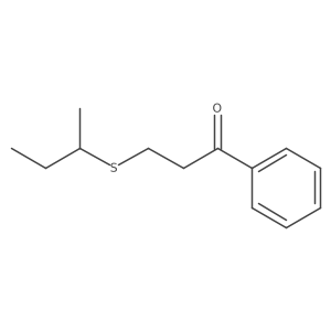 3-(Butan-2-ylsulfanyl)-1-phenylpropan-1-one Structure