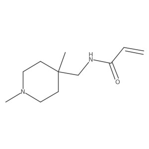 N-[(1,4-Dimethylpiperidin-4-yl)methyl]prop-2-enamide Structure
